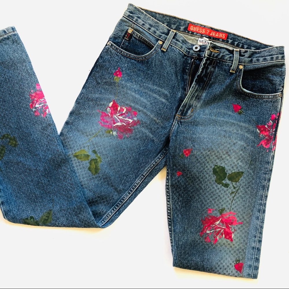 Y2K Guess handpainted Jeans